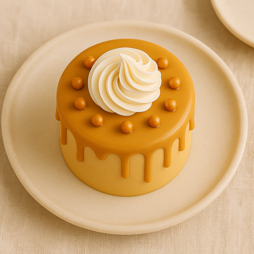 Butterscotch Caramel Crunch Mini Cake